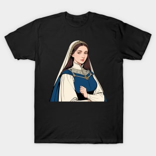 Medieval Middle Class Merchant Woman T-Shirt